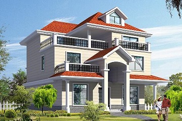 精致三層自建別墅，現(xiàn)代非常流行的自建房屋設(shè)計(jì)方案