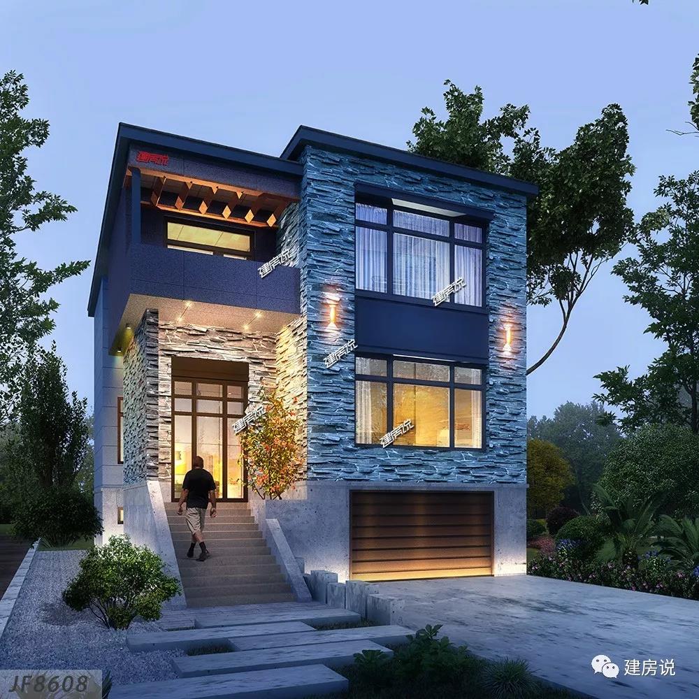 糟了，是心動(dòng)的感覺(jué)，這款帶車(chē)庫(kù)的現(xiàn)代風(fēng)別墅美極了！