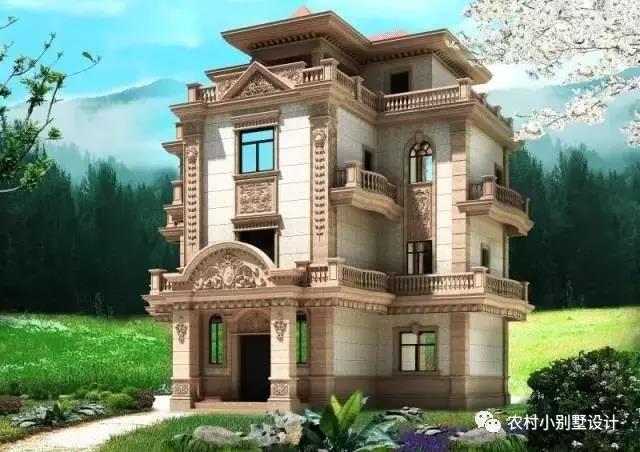 太美了！現(xiàn)在鄉(xiāng)下建房都建別墅了？而且外墻裝飾還這么奢華...
