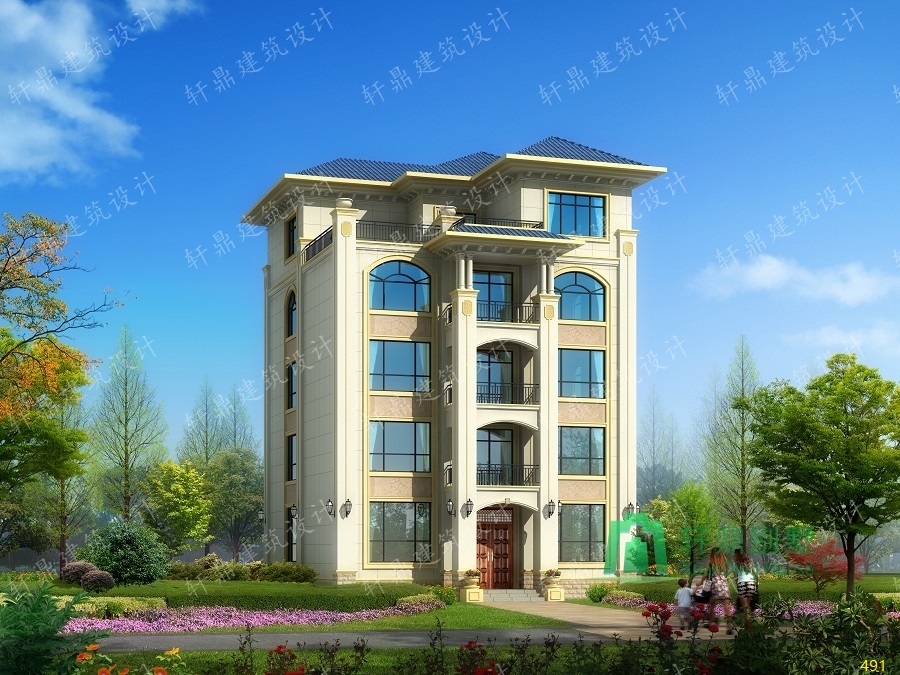 四層半自建房屋設(shè)計(jì)圖，占地180平方米，適合做民宿
