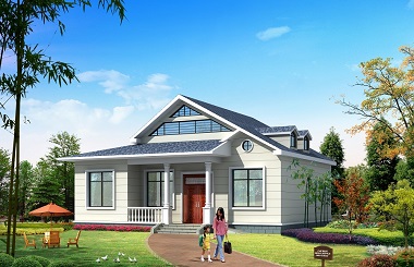 造價12萬簡單干凈的一層自建房屋設計圖，帶有閣樓，經(jīng)濟實用