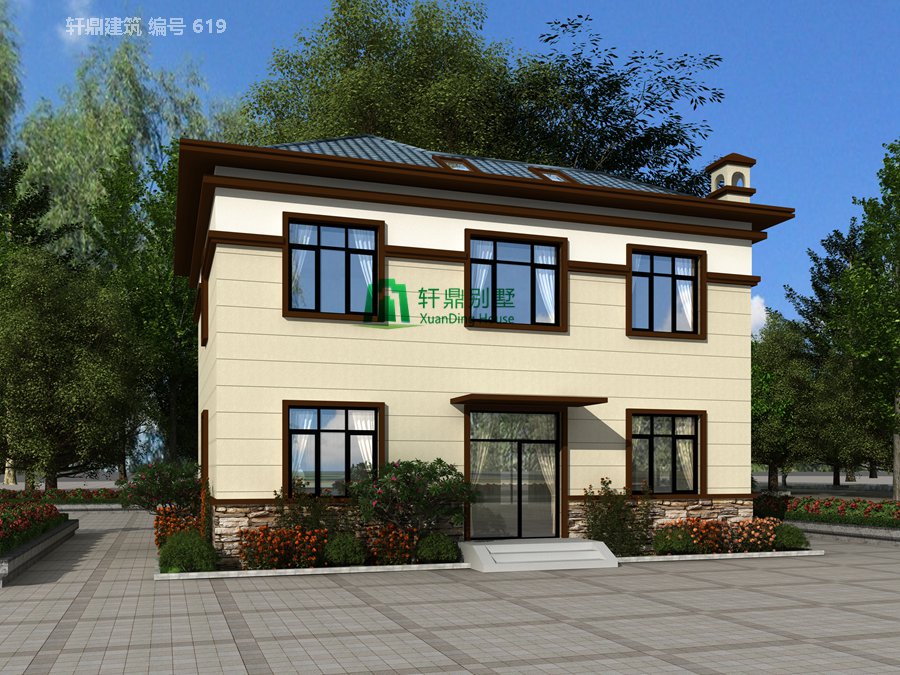 新中式二層自建別墅設(shè)計(jì)圖，含全套完善施工圖紙4.jpg