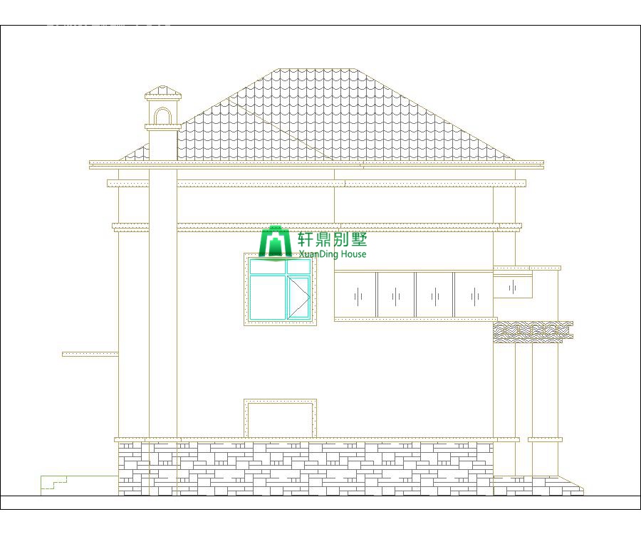 新中式二層自建別墅設(shè)計(jì)圖，含全套完善施工圖紙7.jpg