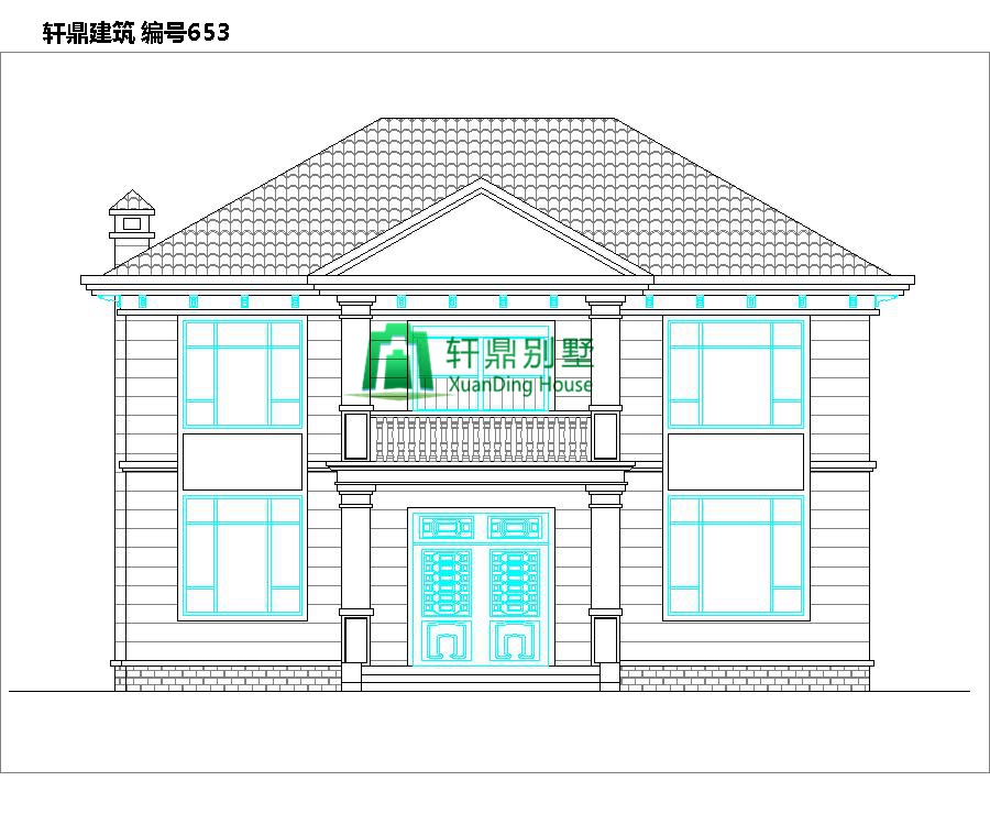 農(nóng)村二層自建別墅設計1.jpg