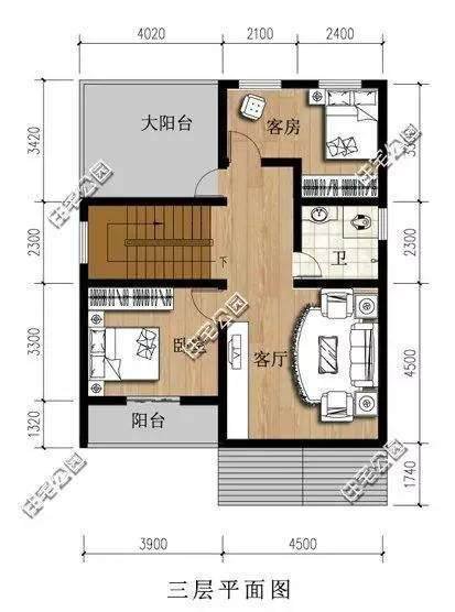 農(nóng)村常見的宅基地大多是100平上下，今天推薦的這2套別墅戶型占地不到100平，卻是外觀精美布局實用，一起來看下吧！
