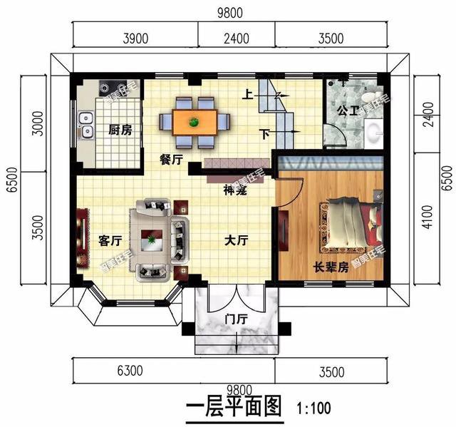 價(jià)預(yù)算低，宅基地不大，一般考慮建一棟小面積的二層或三層別墅，下面介紹兩款小面積設(shè)計(jì)的農(nóng)村別墅！