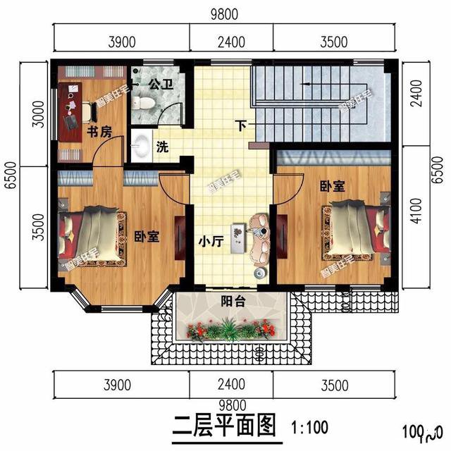 價(jià)預(yù)算低，宅基地不大，一般考慮建一棟小面積的二層或三層別墅，下面介紹兩款小面積設(shè)計(jì)的農(nóng)村別墅！