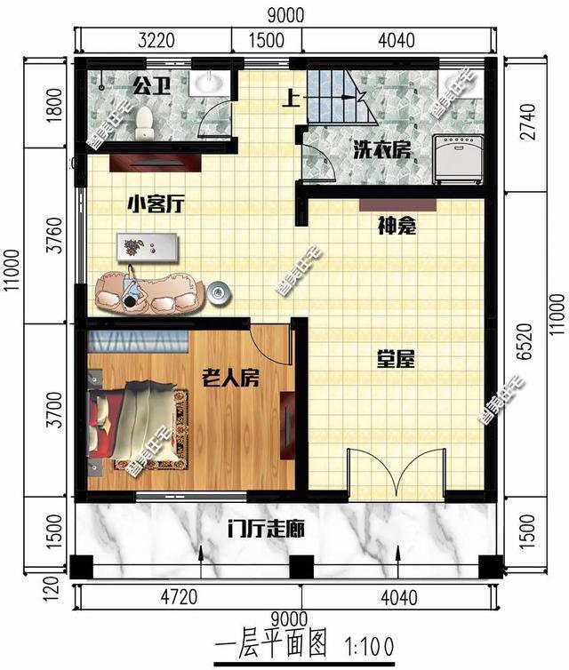 價(jià)預(yù)算低，宅基地不大，一般考慮建一棟小面積的二層或三層別墅，下面介紹兩款小面積設(shè)計(jì)的農(nóng)村別墅！