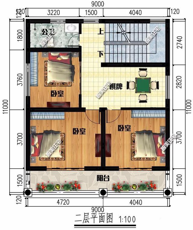 價(jià)預(yù)算低，宅基地不大，一般考慮建一棟小面積的二層或三層別墅，下面介紹兩款小面積設(shè)計(jì)的農(nóng)村別墅！