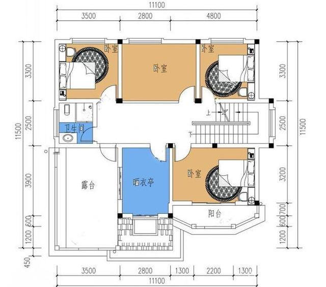 占地80平米到120平米不等的三套，外觀大氣，內(nèi)部布局合理實(shí)用，希望能夠幫到你！
