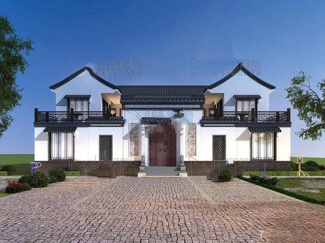 這座21米長、兩層樓高的中國別墅，白色的墻壁和青黛色的確是最美麗的中國風(fēng)格!