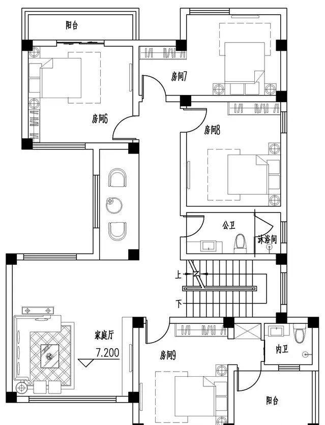 四層建筑，一種新的中式風格，已經成為村莊最明亮的角落！