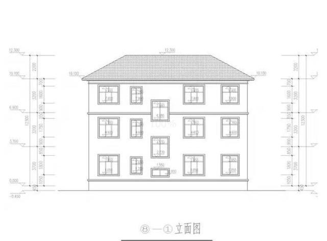 推薦一款三層的自建房，四開間的結(jié)構(gòu)這樣的設(shè)計(jì)方案，帶立面效果圖，看起來更加的直觀!