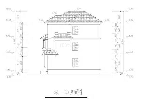 推薦一款三層的自建房，四開間的結(jié)構(gòu)這樣的設(shè)計(jì)方案，帶立面效果圖，看起來更加的直觀!