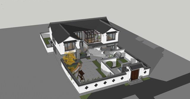 休閑中式住宅，帶陽光室，滿足家庭成員休閑需求,度假交友的最佳之選