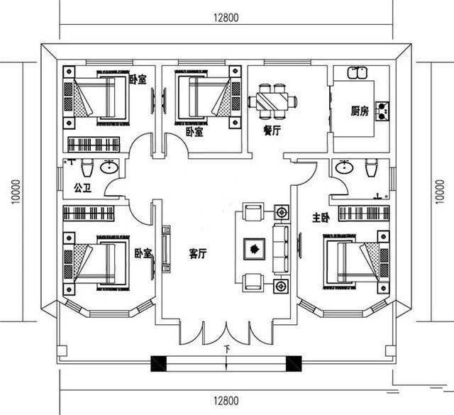 在農(nóng)村一層的自建房其實(shí)也很受大家的喜愛，一層的房子住著也比較舒適