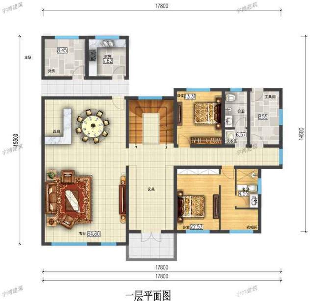 小編給大家推薦一套最新的2020年新款三層別墅設(shè)計圖紙及效果圖，外觀漂亮，造價經(jīng)濟