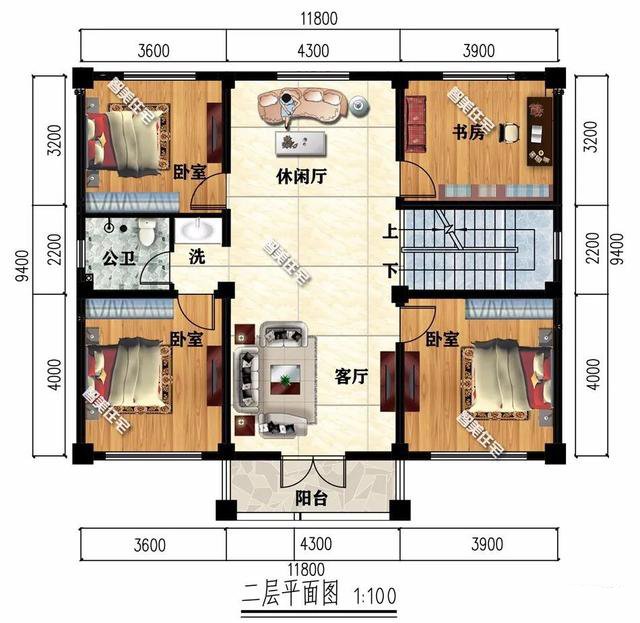 這兩棟別墅大小相似，屋頂設(shè)計不同，可以滿足不同人群的需求。這兩棟別墅采用新中式設(shè)計，復(fù)古碰撞時尚！