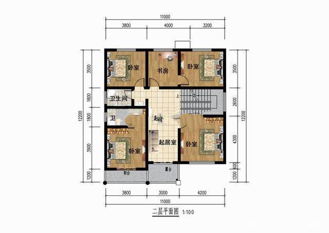 新農(nóng)村二層半別墅設(shè)計圖，占地面積140平左右，采用的是磚混的結(jié)構(gòu)形式,外觀時尚漂亮!