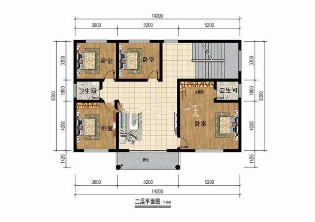 這款別墅采用的是歐式風格外立面,室內(nèi)室外不僅美觀實用，而且經(jīng)濟又實惠，臥室多的想住哪就住哪