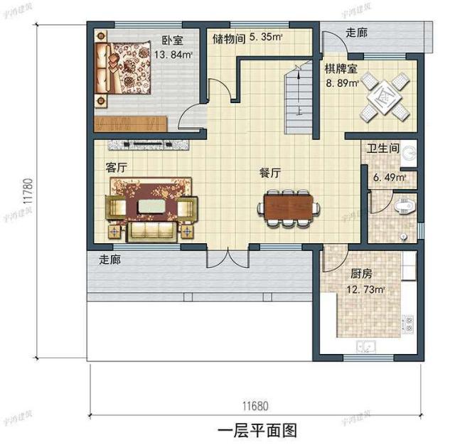如果你正準(zhǔn)備在農(nóng)村建棟三層或兩層半小別墅,看看這個(gè)別墅彰顯優(yōu)越生活與品質(zhì)。戶型周正