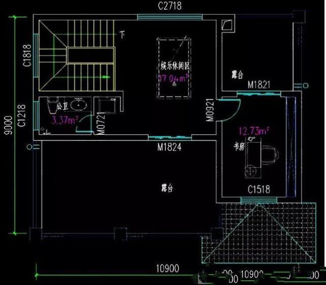 這兩款方案均為11米×9米的戶型，其建筑占地雖然只有1000平米，但是充分證明了小戶型有大價值的理論不是空穴來風!