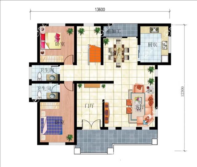 現(xiàn)代風格的自建房，也是新農(nóng)村建設(shè)的一大特色，外觀簡約自然又漂亮，如果你想建一棟很特別的住宅，選擇這款戶型準不會出錯。