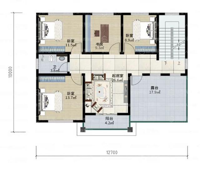 回農(nóng)村老家蓋別墅，就是為了享受與家人平淡自足的田園生活，溫馨十足，俗話說(shuō)“父母在，不遠(yuǎn)游”，在老家建一棟大氣的小別墅別墅!
