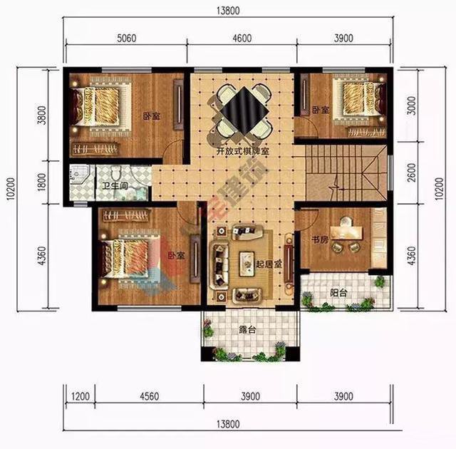本期，我們就推薦一套現(xiàn)代風格的自建房，幫助你更加便捷地享受生活!