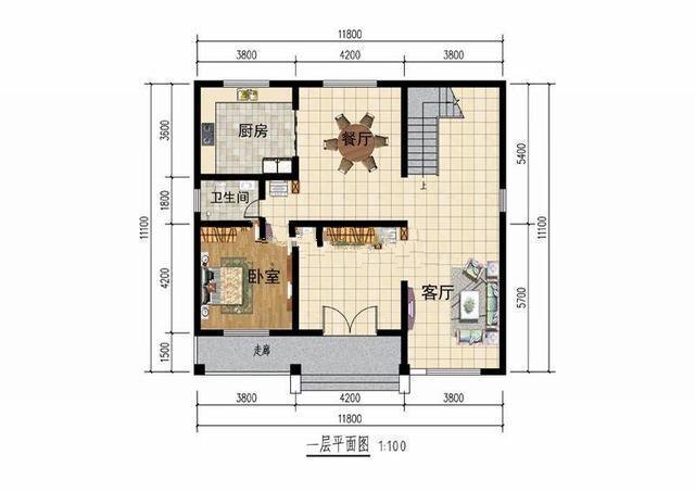 如果自己的地基有這么大的話，在農(nóng)村建一棟這樣的別墅，獨棟獨院，一家人住著溫馨舒適，豈不是美哉