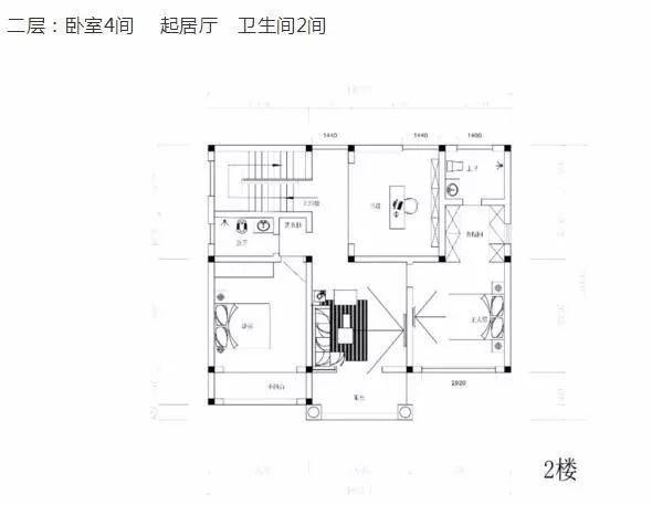 這款別墅根據(jù)農(nóng)村居住習(xí)慣設(shè)有堂屋神位，將品質(zhì)生活與傳統(tǒng)習(xí)俗相結(jié)合，適合廣大地區(qū)建造。