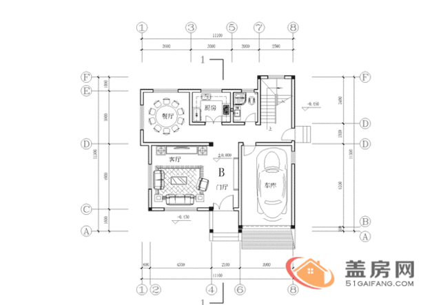 經(jīng)典的120平方米農(nóng)村住宅設(shè)計，三樓帶車庫，僅20萬元。