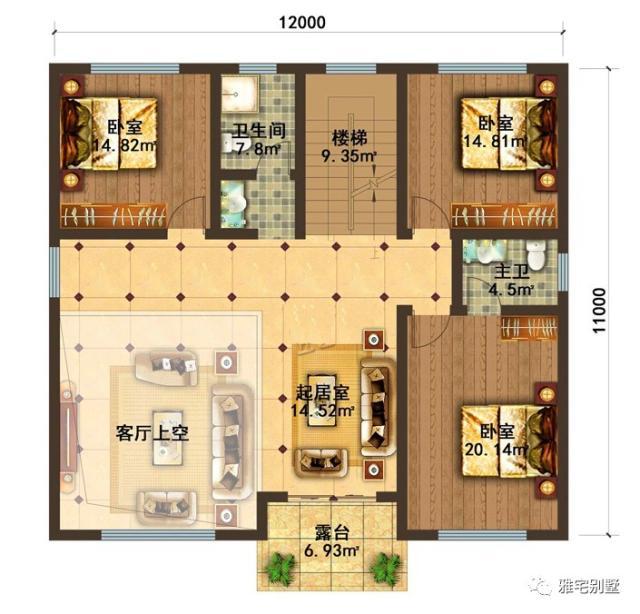 今天給大家?guī)硪豢罱?jīng)典的歐式風格別墅，造型層次豐富，造價不高，容易建造，外觀整體大氣美觀，建造一棟村里人都會羨慕。