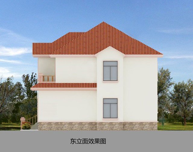 邊肖引進(jìn)的農(nóng)村小二層建筑面積小，美觀大方，實(shí)用，關(guān)鍵是成本低。讓我們快速看一下,沒錢也可以建別墅！