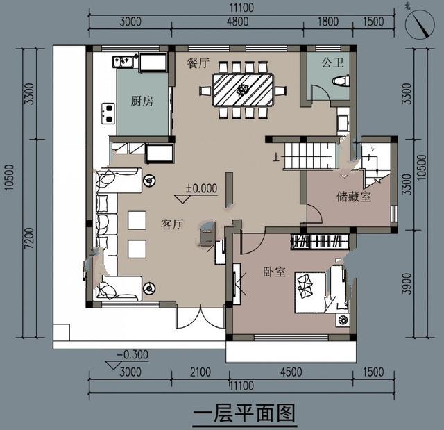 今天 給大家介紹的這棟農(nóng)村自建二層小別墅，很樸素實(shí)用，即使主人長時(shí)間不在家，也不用天天為它而操心,適合出門在外的年輕人