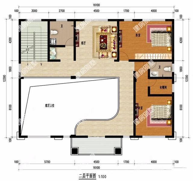 兩棟別墅面寬尺寸都在16-17米之間，簡歐式風(fēng)格外觀造型，施工難度低，建成效果與原圖一樣，甚至?xí)鷦?dòng)!