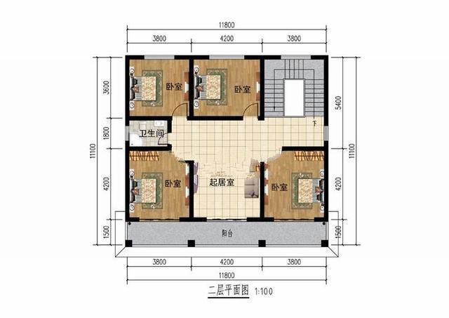 該結(jié)構(gòu)采用磚混結(jié)構(gòu)。這座別墅建得很小。設(shè)計造價約為25萬元，適合全國各地!