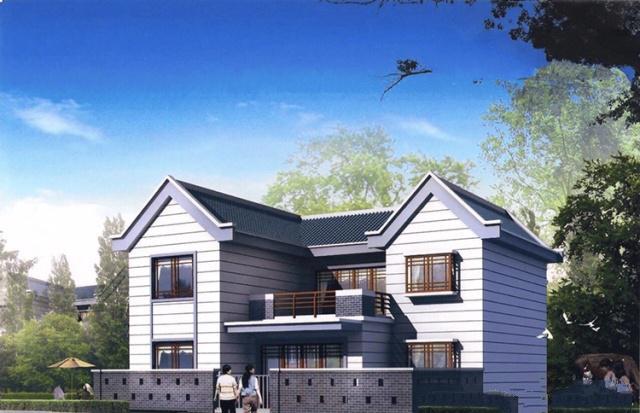 在農(nóng)村建房不需要豪華、簡(jiǎn)單實(shí)用、居住舒適，而且可以過(guò)上好的生活。外觀素雅，色彩明快，房間尺度設(shè)計(jì)恰當(dāng)，空間利用率高，時(shí)代氣息濃郁