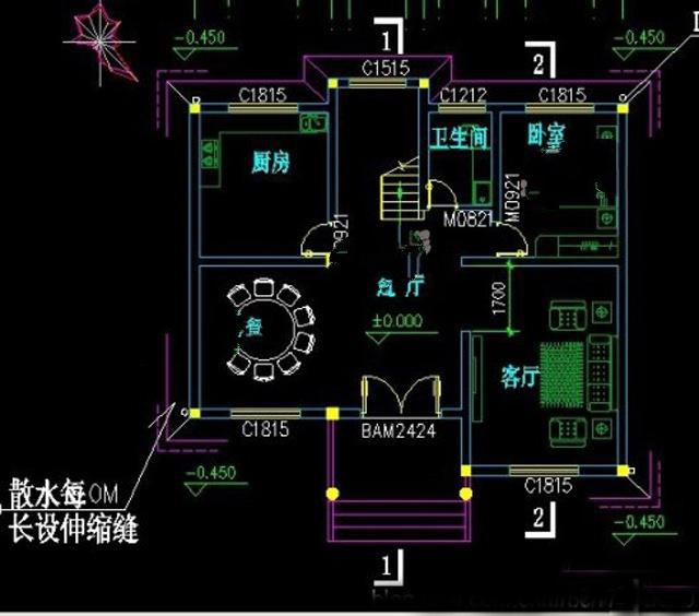 　一棟100平方米的四層別墅建筑的設(shè)計畫面簡單而大氣。這是農(nóng)村自建的房子。