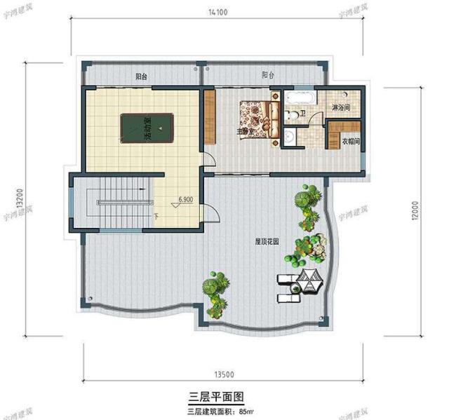 房子是必需品，無(wú)論如何，一個(gè)人一生都必須有一所屬于自己的房子。鄉(xiāng)村別墅設(shè)計(jì)方案的首選，這種布局能滿足你的生活！