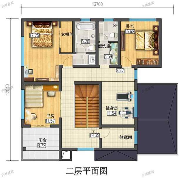 房子是必需品，無(wú)論如何，一個(gè)人一生都必須有一所屬于自己的房子。鄉(xiāng)村別墅設(shè)計(jì)方案的首選，這種布局能滿足你的生活！