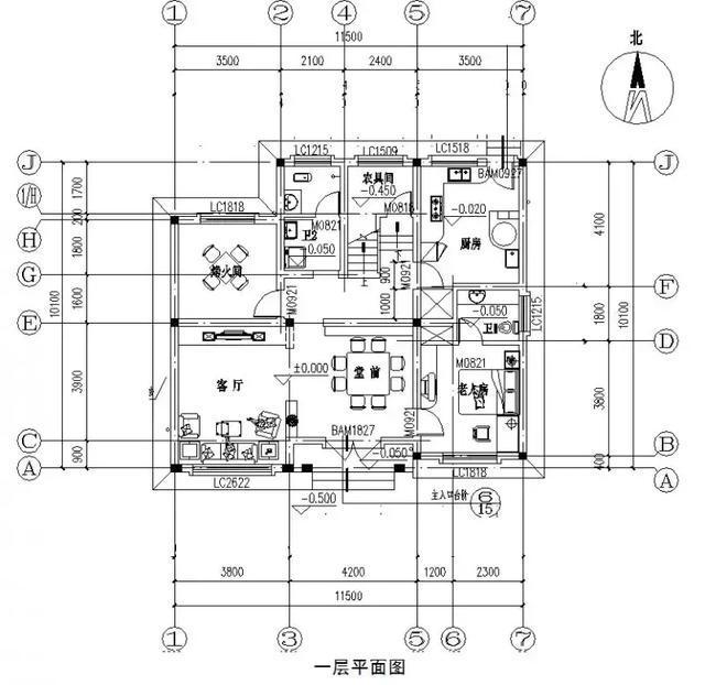 。今天推薦的三層自建房屋占地110平方米。室內(nèi)設(shè)計(jì)包括一個(gè)主房間，一個(gè)農(nóng)具室，一個(gè)消防室和一個(gè)陽臺。這在農(nóng)村地區(qū)是非常必要和實(shí)用的。