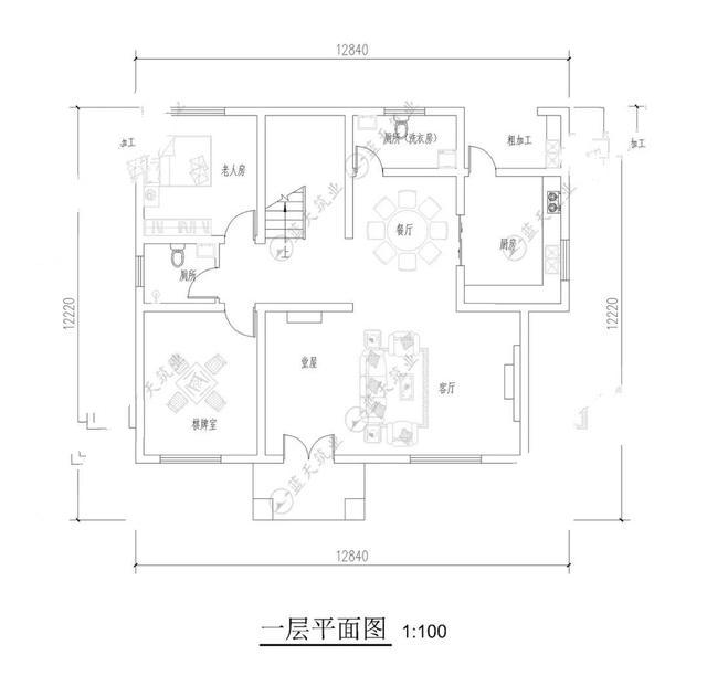 　圖紙推薦：12.8mx12.2m三層新中式圖紙，2020經(jīng)典之作，喜歡來(lái)欣賞吧！
