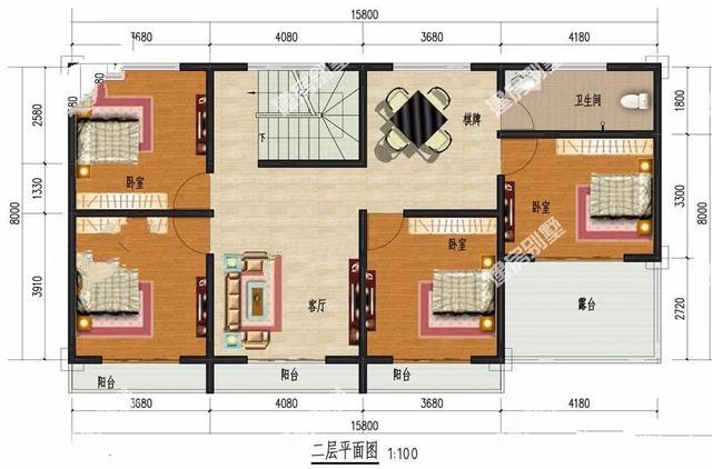 兩棟別墅面寬都15米左右，外觀布局完全不同的形式，喜歡廚房單獨(dú)建，帶車(chē)庫(kù)且宅基地深度小的，第一款戶(hù)型很合適。
