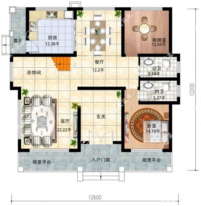 與城市住房相比，農(nóng)村住房現(xiàn)在不僅成本更低，而且有足夠的空間優(yōu)勢(shì)，這不同于擁擠的城市生活。農(nóng)村住宅的每個(gè)功能區(qū)都寬敞舒適。