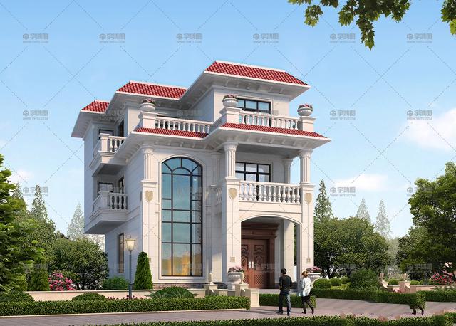 建在農(nóng)村的別墅通常有很大的宅基地，但是建一棟大房子需要很大的成本，那么我們怎么才能建一棟占地面積小又實用的別墅呢？
