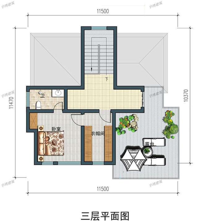 三幅新農村自建房屋設計圖，一幅在家鄉(xiāng)，不用擔心相親。