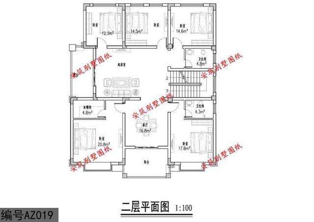 五種農(nóng)村實用住宅設(shè)計圖紙