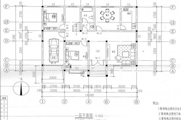 農(nóng)村住房普通戶型，