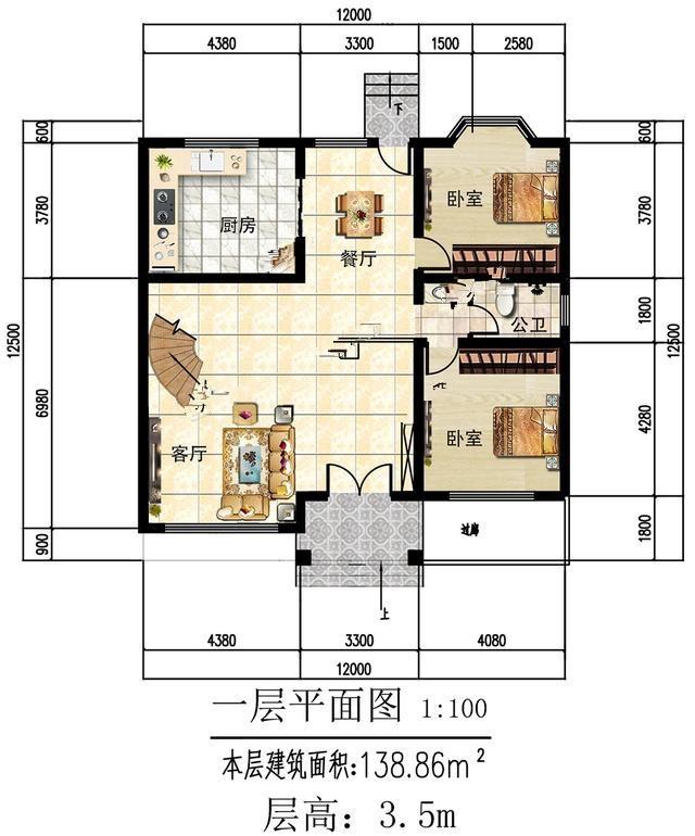 美麗的農(nóng)村獨棟別墅